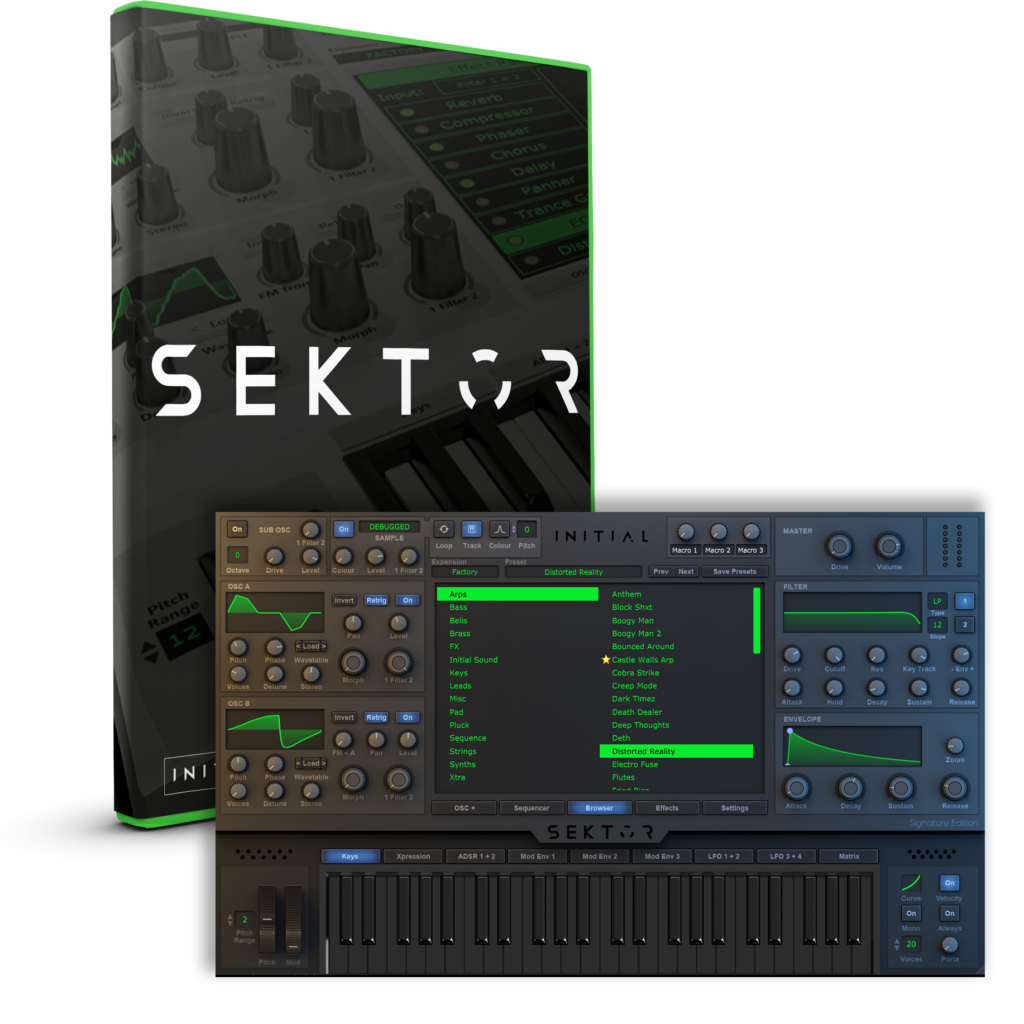 Sektor Hybrid Wavetable Synth Plugin Initial Audio - trap anthem roblox id bypassed