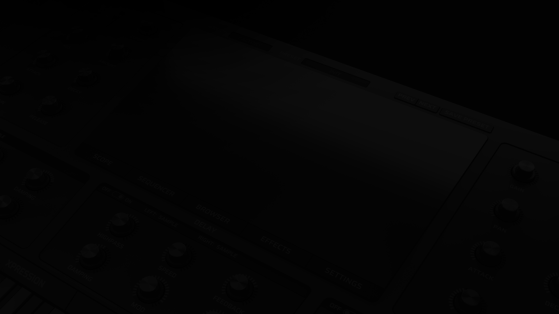 Dark Modern Studio Background