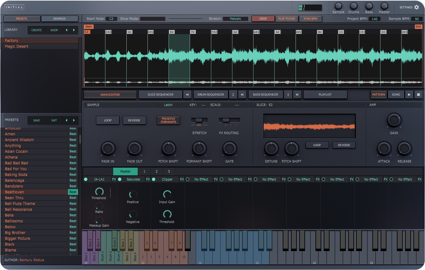 Initial Slice Interface